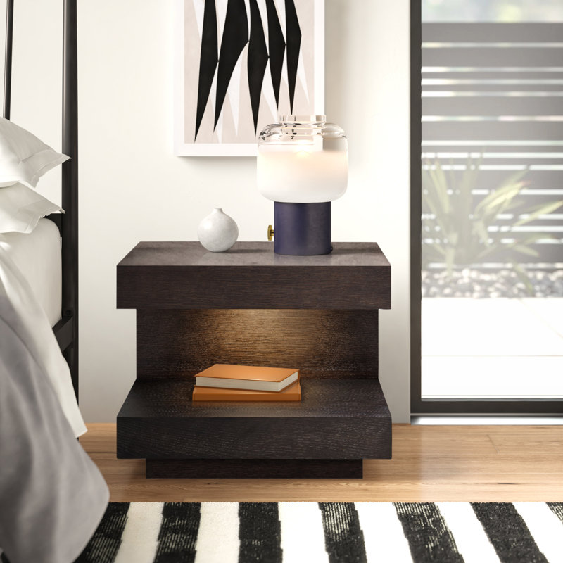 AllModern Josephine 1 Drawer Nightstand & Reviews Wayfair